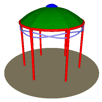 An animated arbor