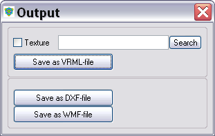 Output window